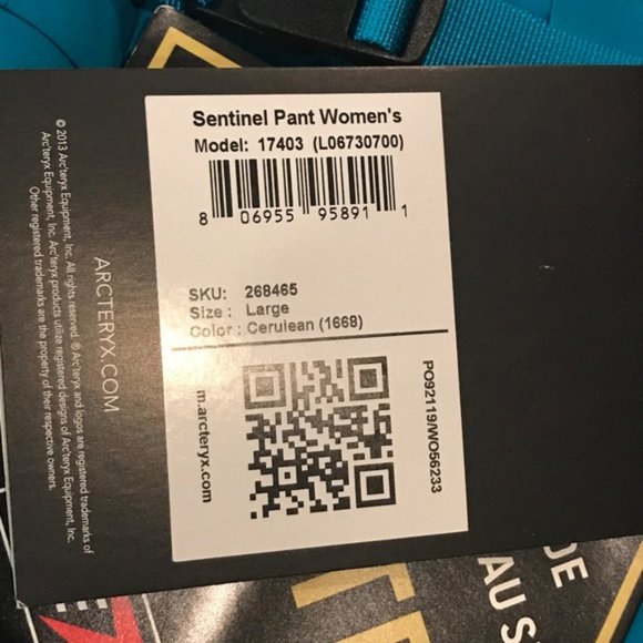 Arcteryx Womens Sentennial pants - Picture 5 of 5